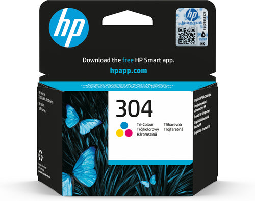 HP 304 Tri-color Original Ink Cartridge HP 304 Tri-color Original Ink Cartridge